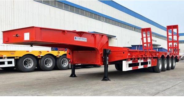 4 Axle 100 Ton Lowbed Price - 18900 USD