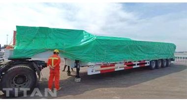 4 Axle 80 Ton Low Loader Trailer Order to be Exported to Nigeria Abuja