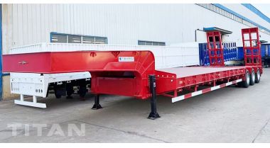 150 Ton 3 Line 6 Axle Low Bed Loader Trailer will be sent to Ghana