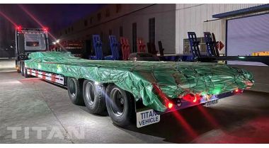 Tri Axle 70 Ton Excavator Trailer will be sent to Zambia