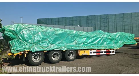 60 Ton 3 Axle Low Bed Trailer will be sent to Tanzania