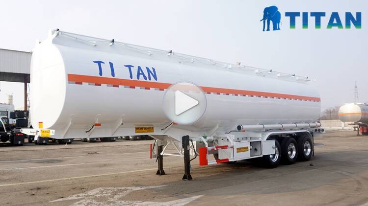 3 Axle 25000 Liters Fuel Tanker Drawbar Trailer for Rwanda
