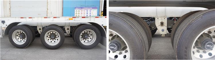 3 Axle 40ft Container Skeletal Trailer for Sale 