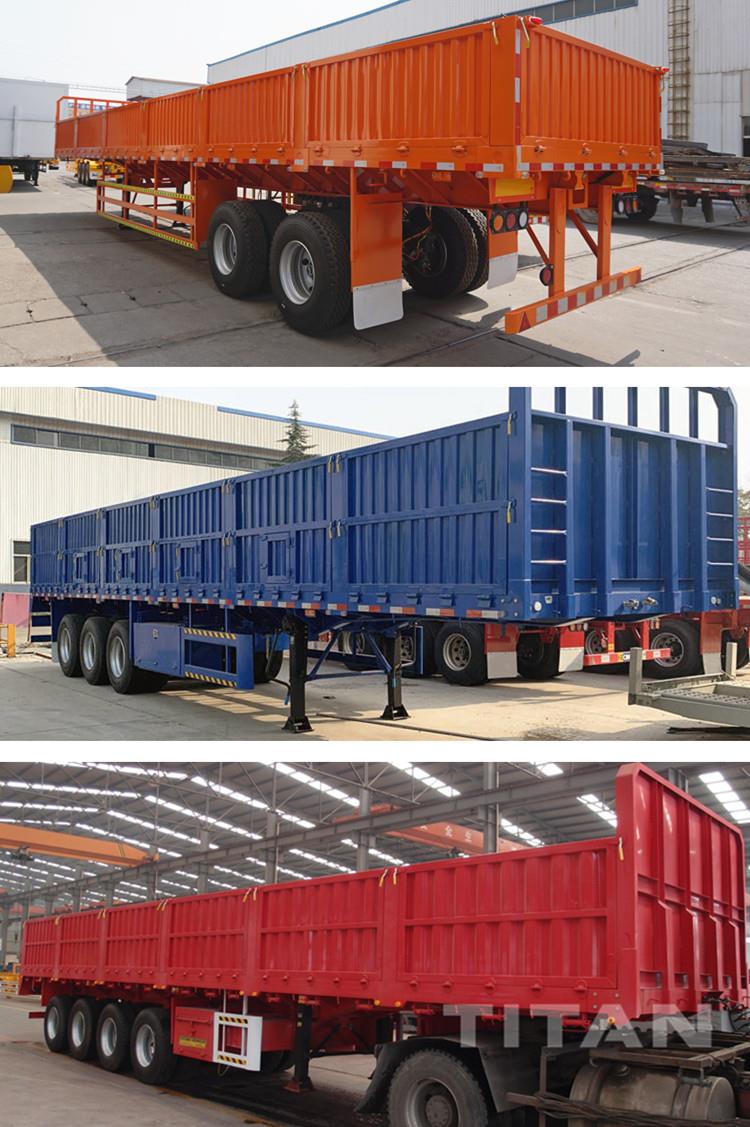 2/3/4 Axle Sidewall Semi Trailer for Sale in Zimbabwe Harare