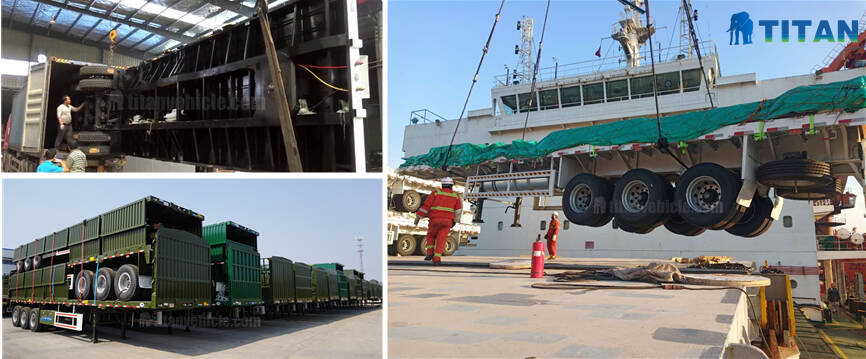 2/3/4 Axle Sidewall Semi Trailer for Sale in Zimbabwe Harare