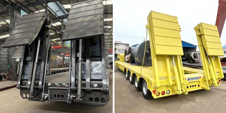 40FT Low Bed Trailer for Sale Dimensions, Price