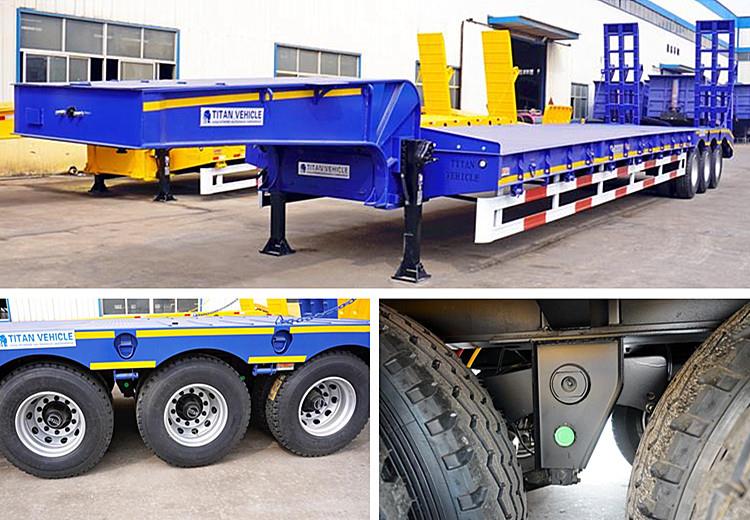 40FT Low Bed Trailer for Sale Dimensions, Price