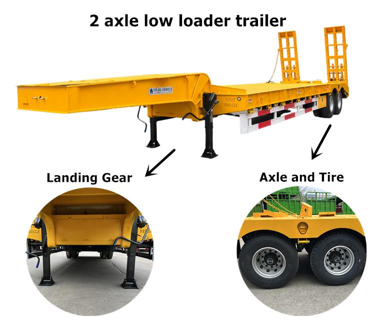 What is The Advantage of a Low Loader Trailer? Semi Low Loader for Sale