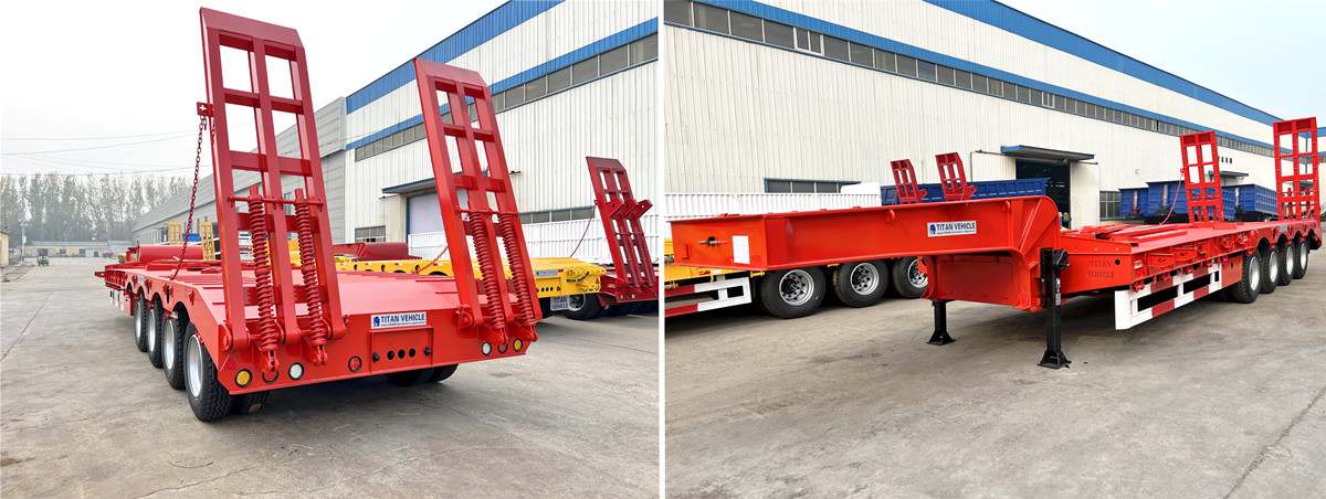 4 Axle Lowbed Price - 100 Ton Lowbed for Sale
