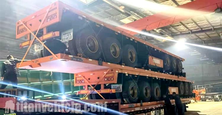 40 Foot Flatbed Container Trailer for Sale In Guinea Conakry