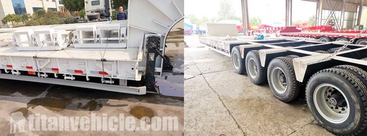 120T Low Bed Trailer for Sale Price in Namibia Luderitz