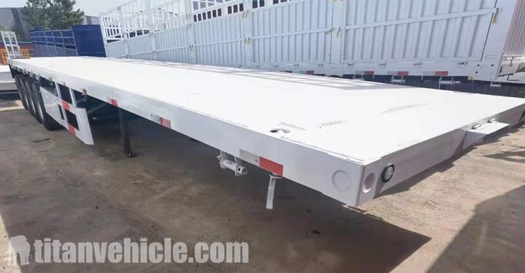 4 Axle 45 ft Flatbed Trailer for Sale in Burkina Faso