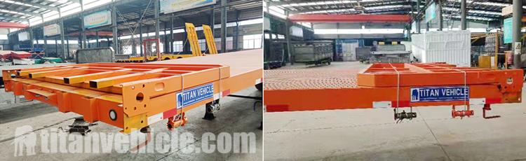 Triple Axle Flat Bed Trailer for Sale in Ghana