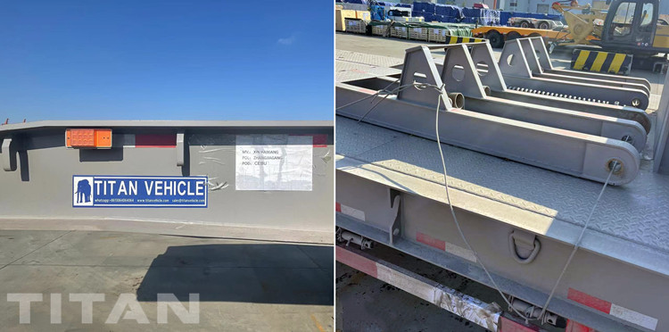 3 Axle 50 Tons Low Loader Trailer for Sale in Philippines