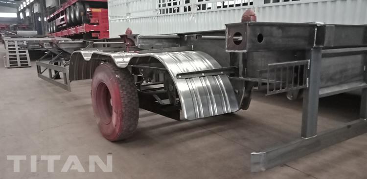 Tri Axle 40 Ft Shipping Container Chassis Trailer for Sale in Mauritius