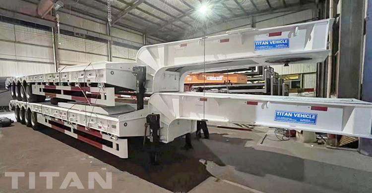 4 Axle 100 Ton Low Loader Trailer for Sale In Nigeria Abuja