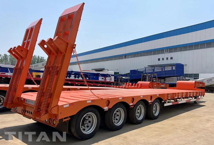 4 Axle 100 Ton Drop Deck Trailer for Sale In Angola