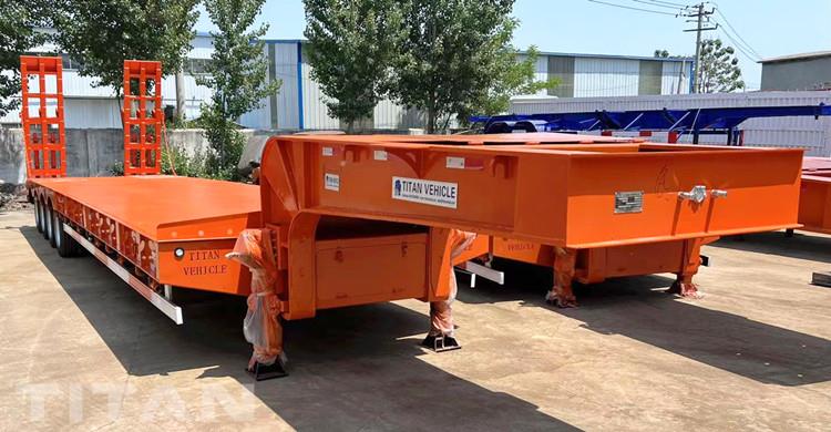 4 Axle 100 Ton Drop Deck Trailer for Sale In Angola