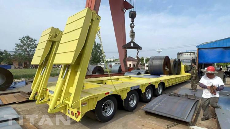 150 Ton Lowbed Trailer for Sale in Tanzania