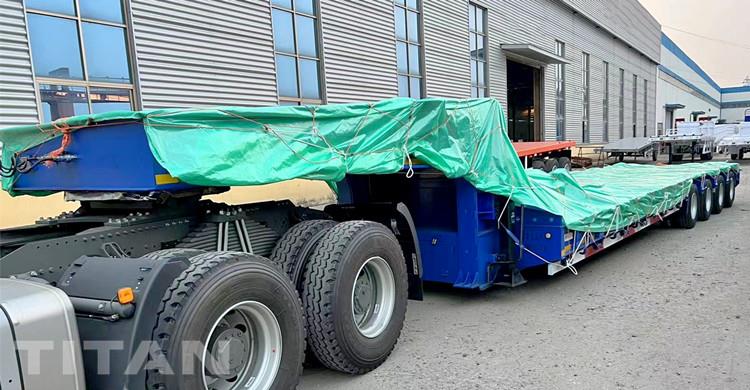 120 Ton Lowbed Trailer Truck for Sale in Zimbabwe