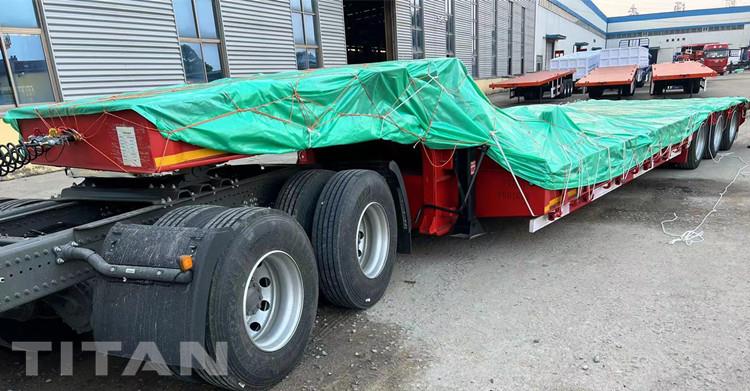 Tri Axle Low Loader Trailer will be sent to Suriname