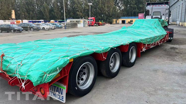 Tri Axle Low Loader Trailer will be sent to Suriname