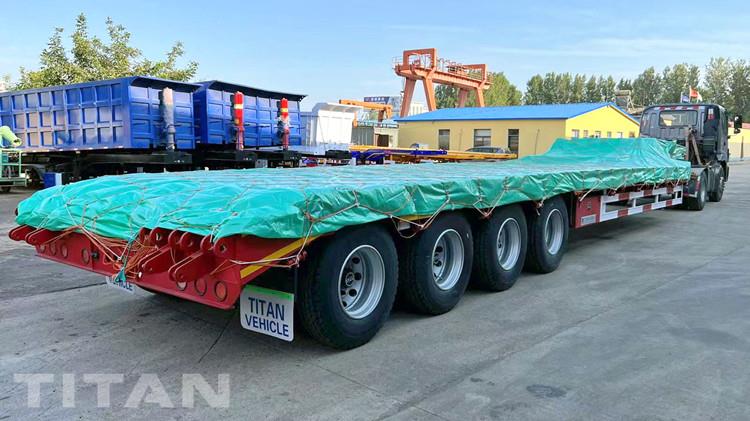 4 Axle Lowbed Trailer Truck for Sale in Malawi