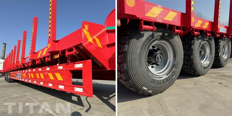 3 Axle Drop Deck Logging Trailer for Sale in Philippines