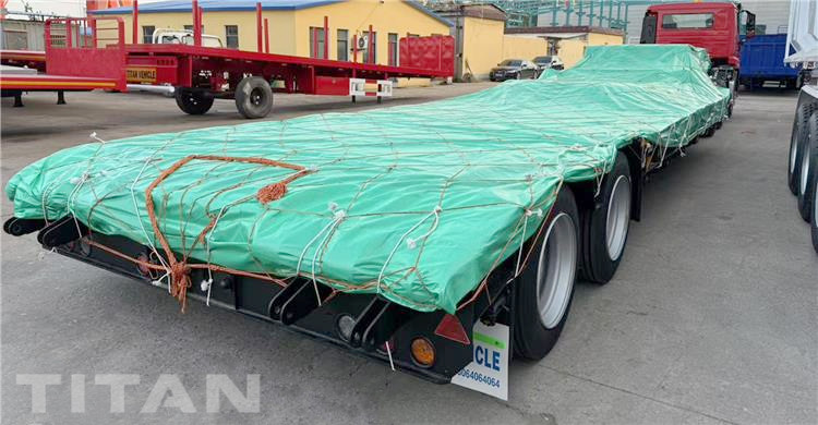 2 Axle Low Bed Trailer Price in Indonesia