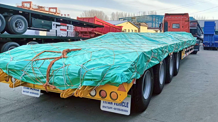 4 Axle 100 Ton Lowbed Trailer for Sale in Ghana