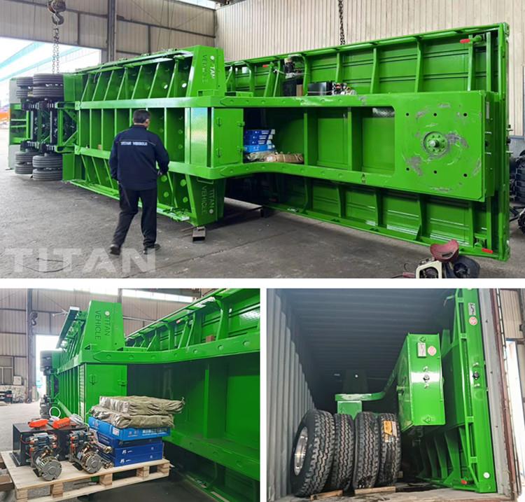 2 Axle Lowbed Trailer will be sent to Congo by Container