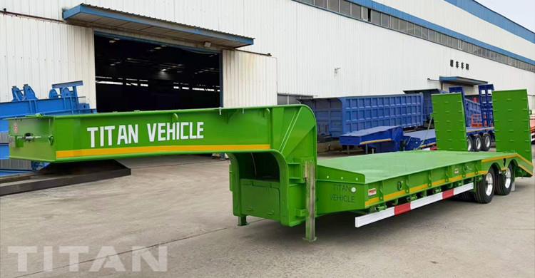 2 Axle Lowbed Trailer will be sent to Congo by Container