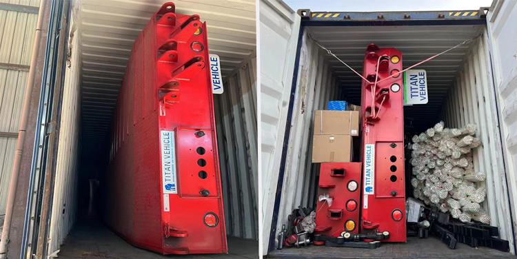Shipping Package Services of Low Bed Trailer