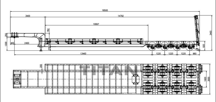 Different Types Of Lowbed Trailers For Heavy Equipment And Special 