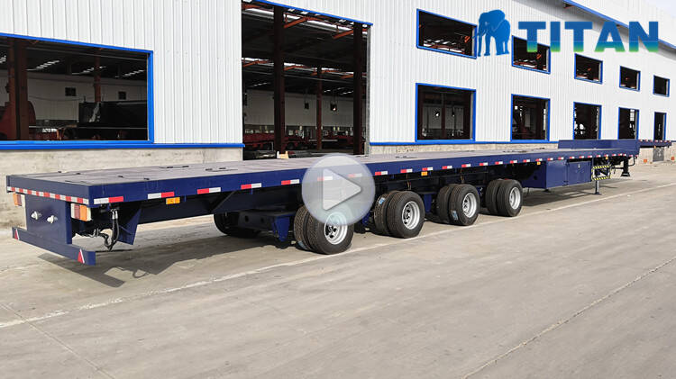 4 axle 60m blade transportation trailer