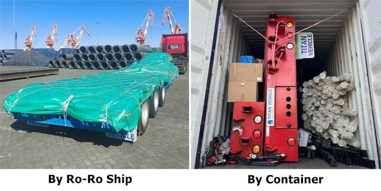 Different types of Lowbed Trailers for heavy equipment and special machinery - TITAN