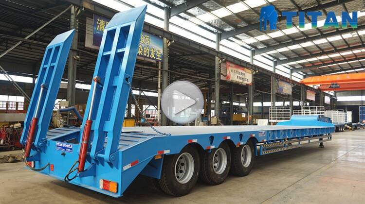 Lowbed semi trailer