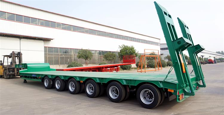 China 6 Axle Low Bed Trailer Truck Price in Namibia 
