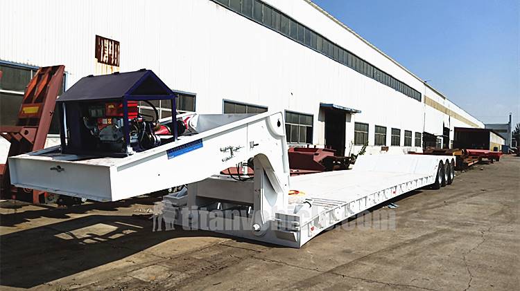 60Ton Lowboy Gooseneck Trailer for Sale in Burundi