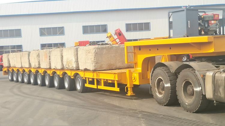 Load Distribution & Structural Stress in Multi-Axle Lowbed Trailers