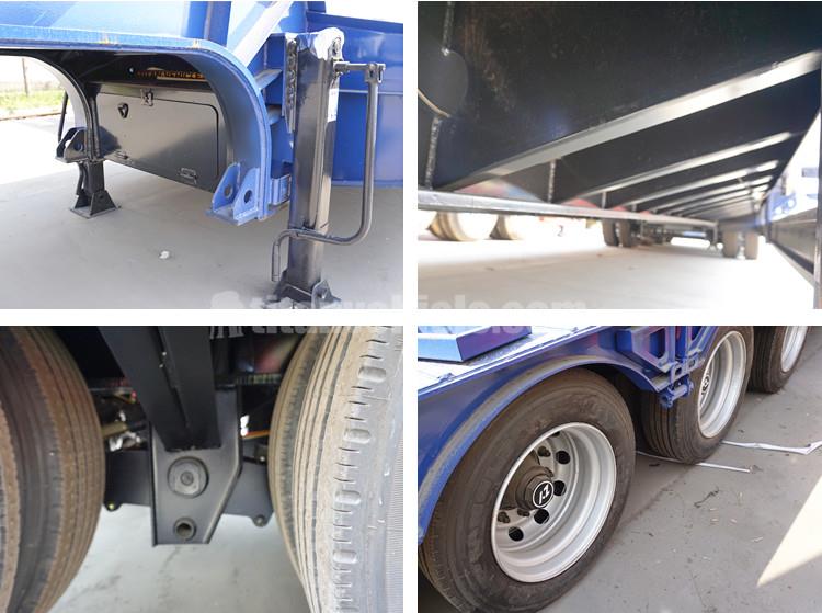 Low Bed Trailer | 4 Axle 100T Low Loader Trailer for Sale