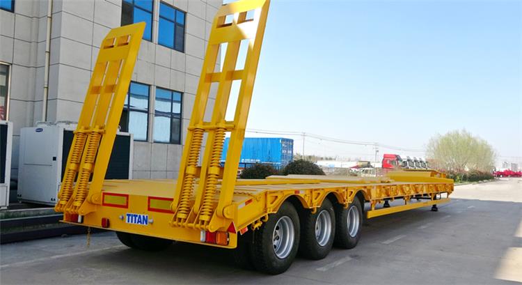 3 Axle Semi Low Loader Trailer for Sale in Mauritania - TITAN Vehicle