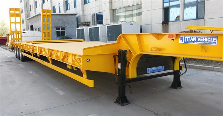 3 Axle Semi Low Loader Trailer for Sale in Mauritania - TITAN Vehicle