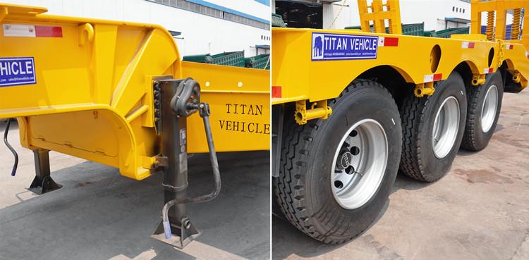Low Bed Truck Price | Tri Axle Low Bed Semi Trailer for Sale