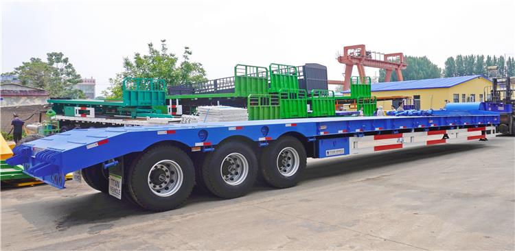 Tri Axle Lowboy Semi Trailers for Sale | Lowboy Trailer Manufacturers