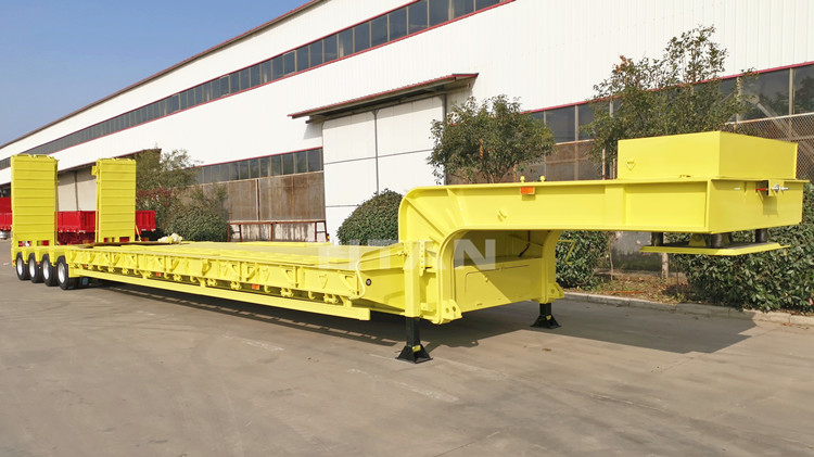 Heavy Duty 150 Ton Low Bed Trailer for Sale in Zimbabwe | TITAN Vehicle