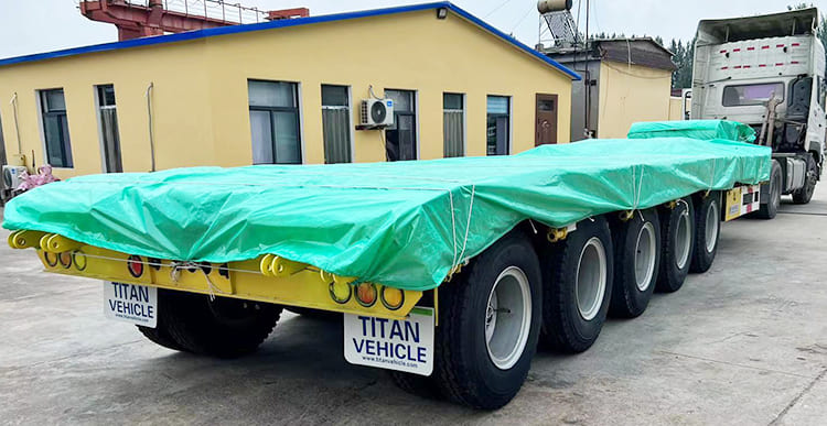 6 axle 60 ton lowbed trailer