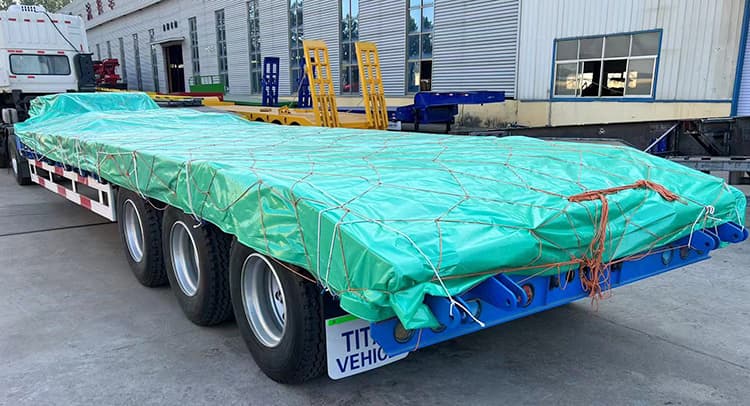 3 axle low bed truck