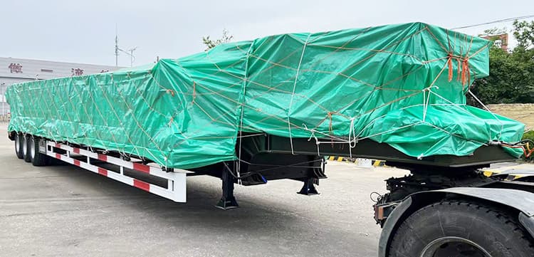 3 axle lowbed trailer