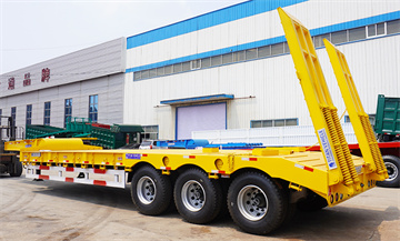Lowboy Flatbed Trailer | Lowboy Equipment Trailers | Semi Lowboy for Sale 